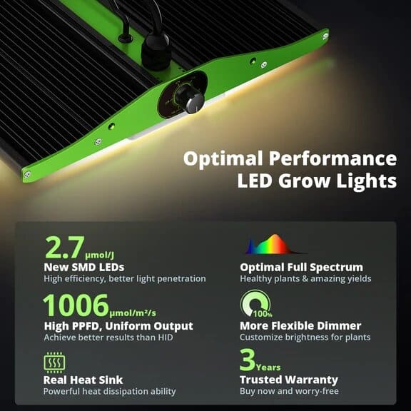 viparspectra p1000 led grow light