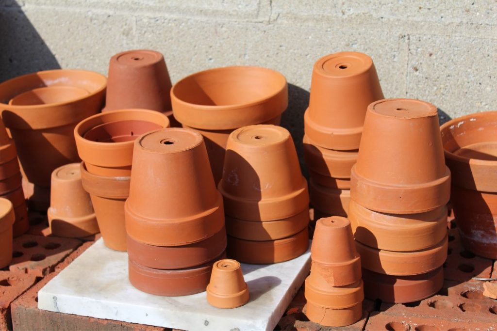 how to drill a hole in a clay pot