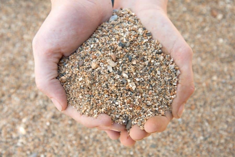 coarse sand