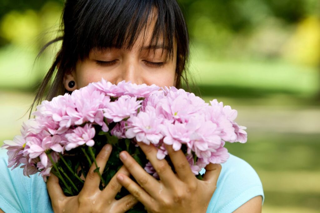 sweet fragrance of flowers