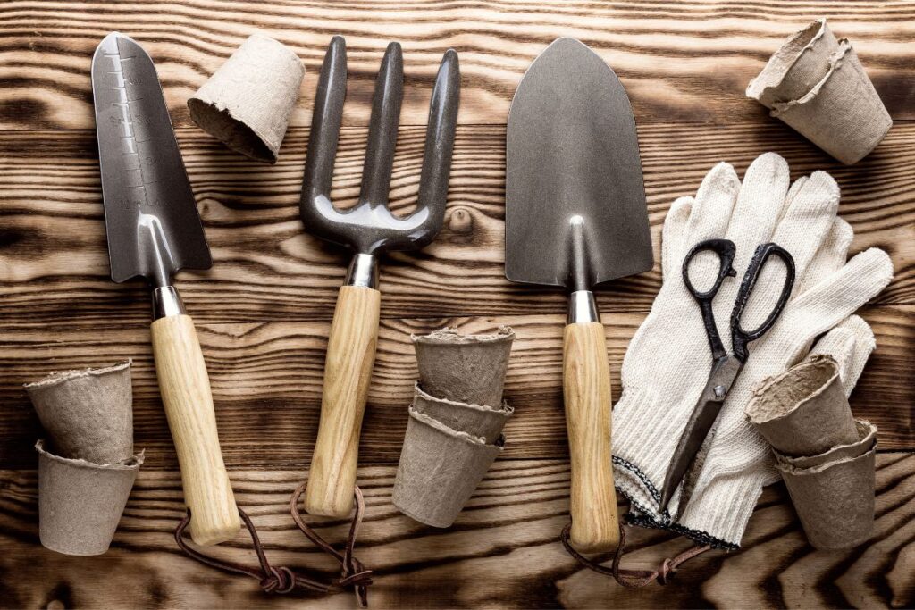 gardening tools storage