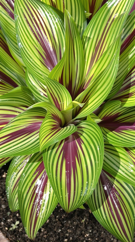 beautiful vibrant feathered plant