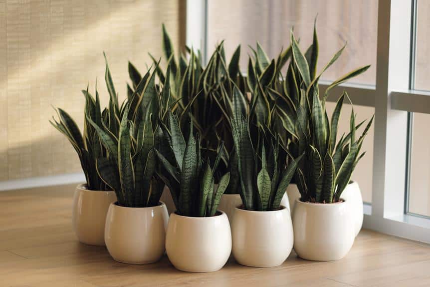 clustered snake plant cultivation