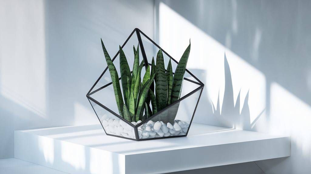 cubic glass architecture arrangement