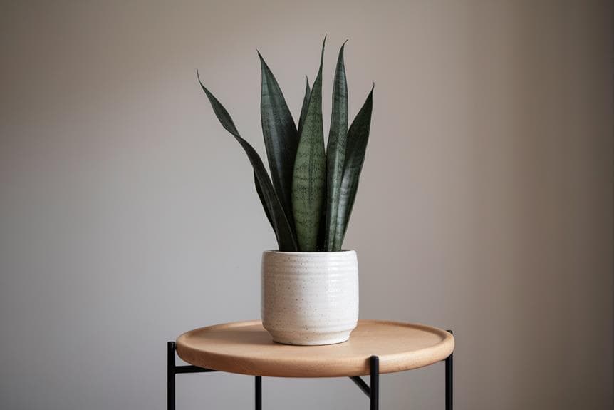 diverse low maintenance air purifying snake plant