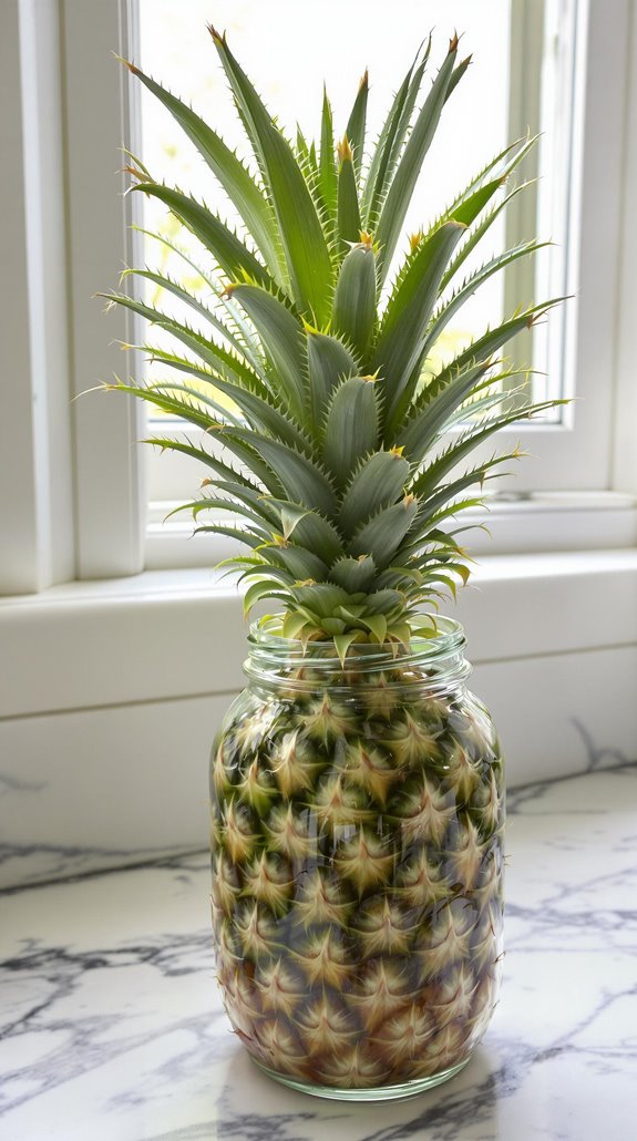 exotic colorful tropical fruit crowns