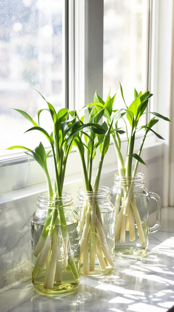 fragrant slender verdant grass stems