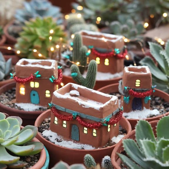 miniature southwestern holiday decorative vignettes