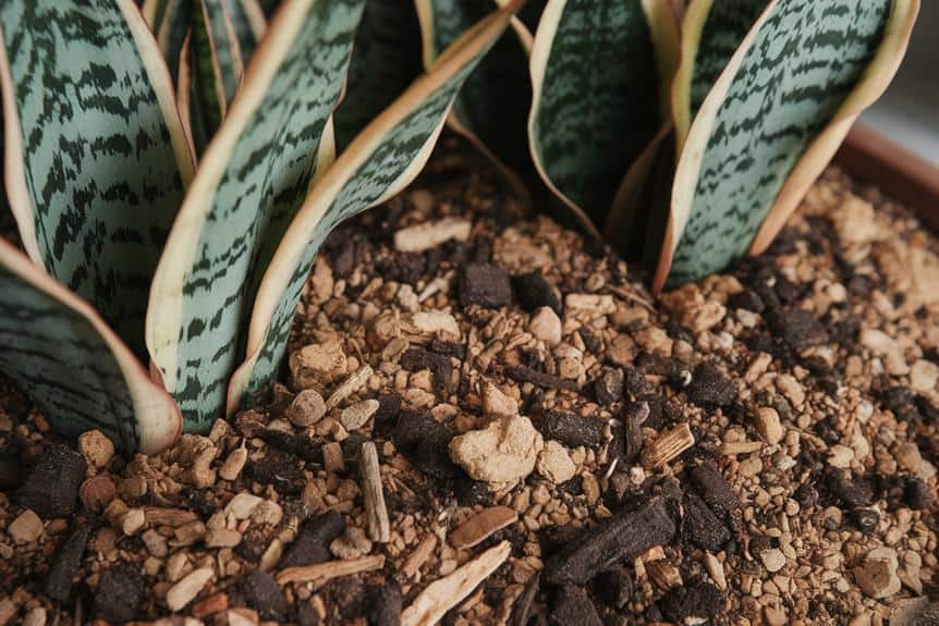 snake plants thrive in well drained soil