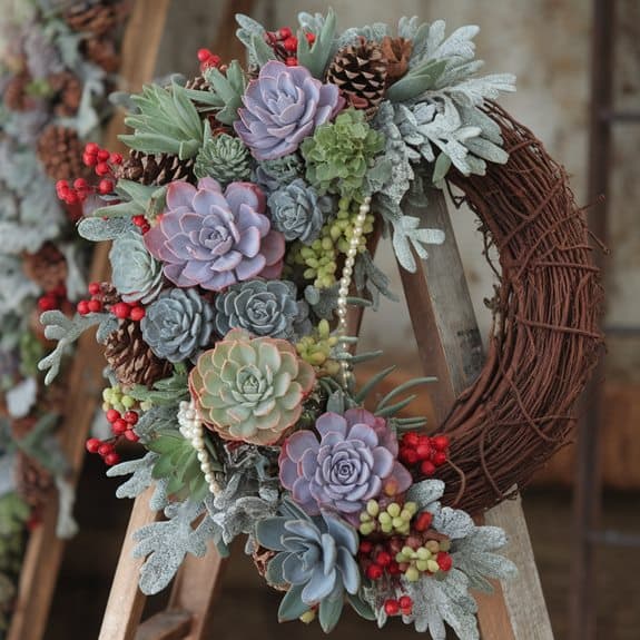 succulent wreath design basics