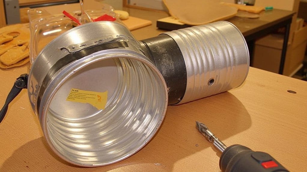 drill holes for drainage